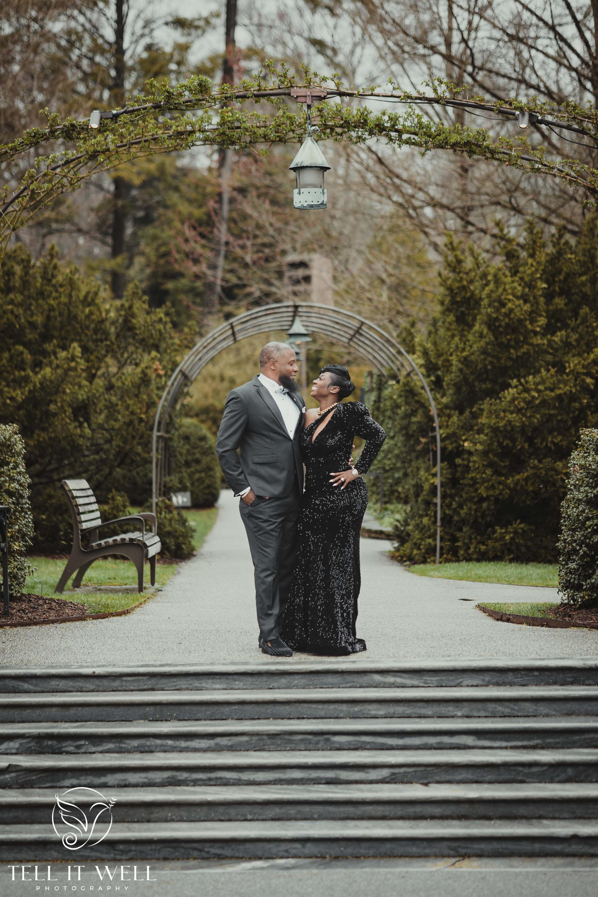 Derek & Shameka’s Dreamy Engagement Session at Longwood Gardens